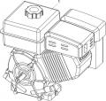 Двигатель  Robin Subaru EX210DE5032. Купить запчасти для  снегоходов Буран и Тайга