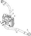 Система выпуска  двигателя Kohler CH 740-3201. Купить запчасти для  снегоходов Буран и Тайга