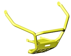 Бампер передний R40100110-02 DUO Желтый. Купить запчасти для  снегоходов Буран и Тайга