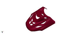 Капот сварной C40700670 Красный. Купить запчасти для  снегоходов Буран и Тайга